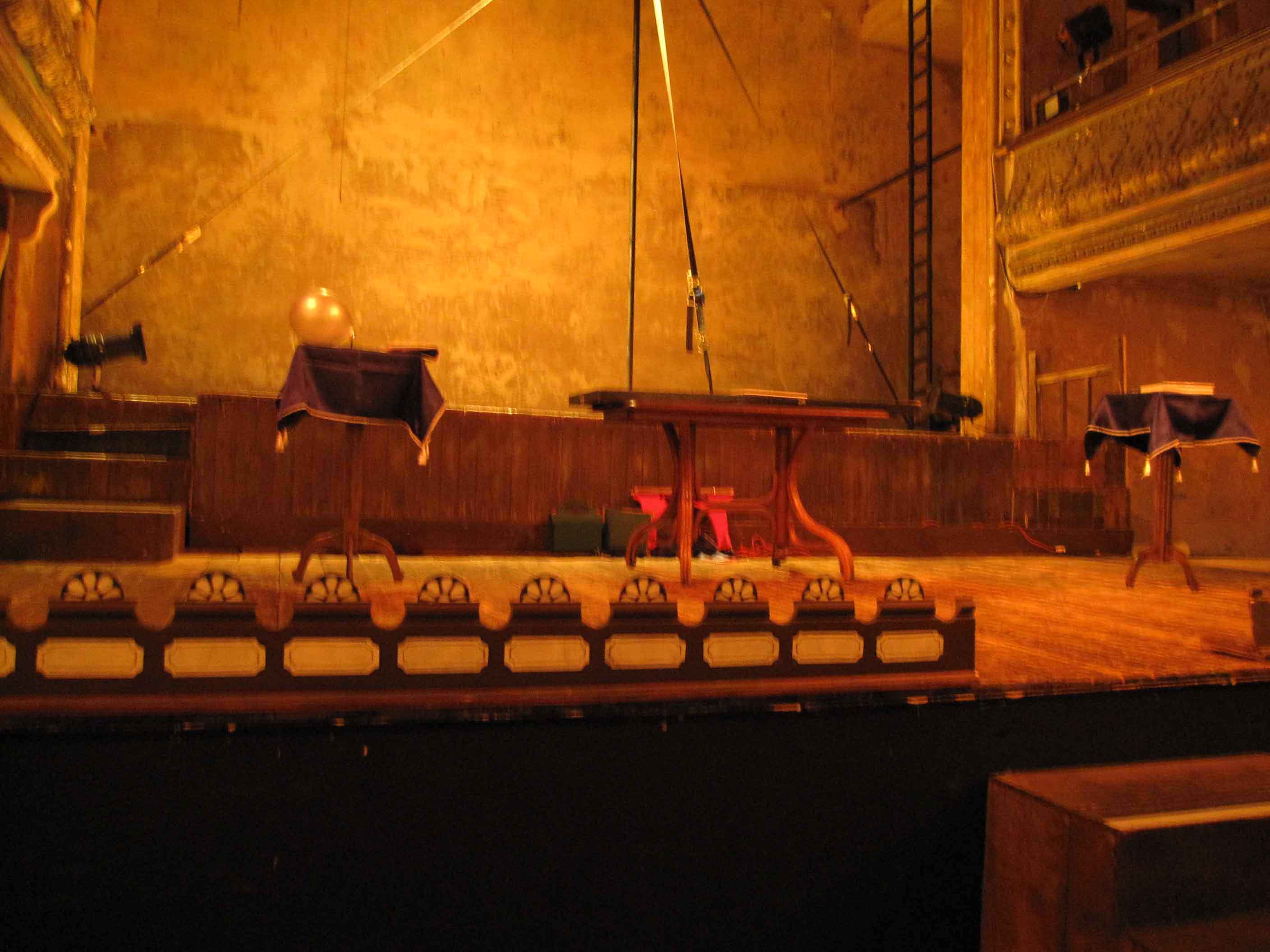 Wilton's music hall stage